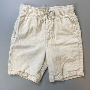 Linen Blend Shorts Old Navy Boys 5T Pull-On Pockets Drawstring Preppy Nautical